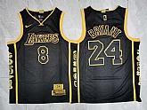 Lakers 8 & 24 Kobe Bryant Black Retirement Commemorative Nike Swingman Jersey,baseball caps,new era cap wholesale,wholesale hats